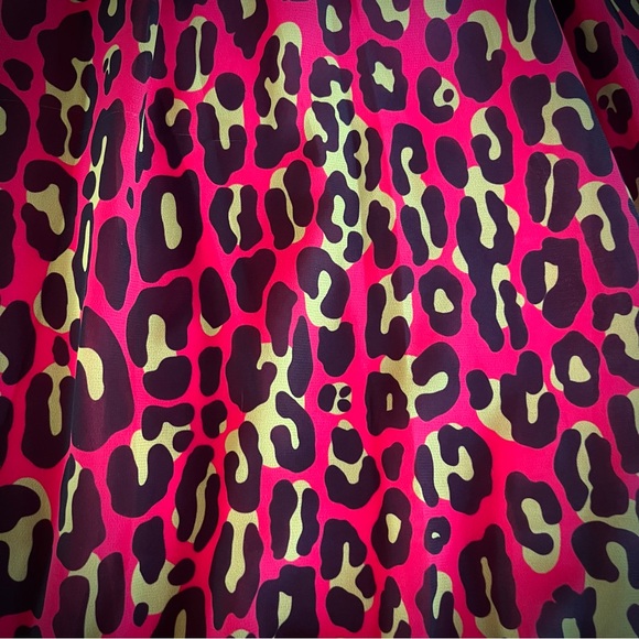 Sourpuss red leopard print dress S - Picture 4 of 10